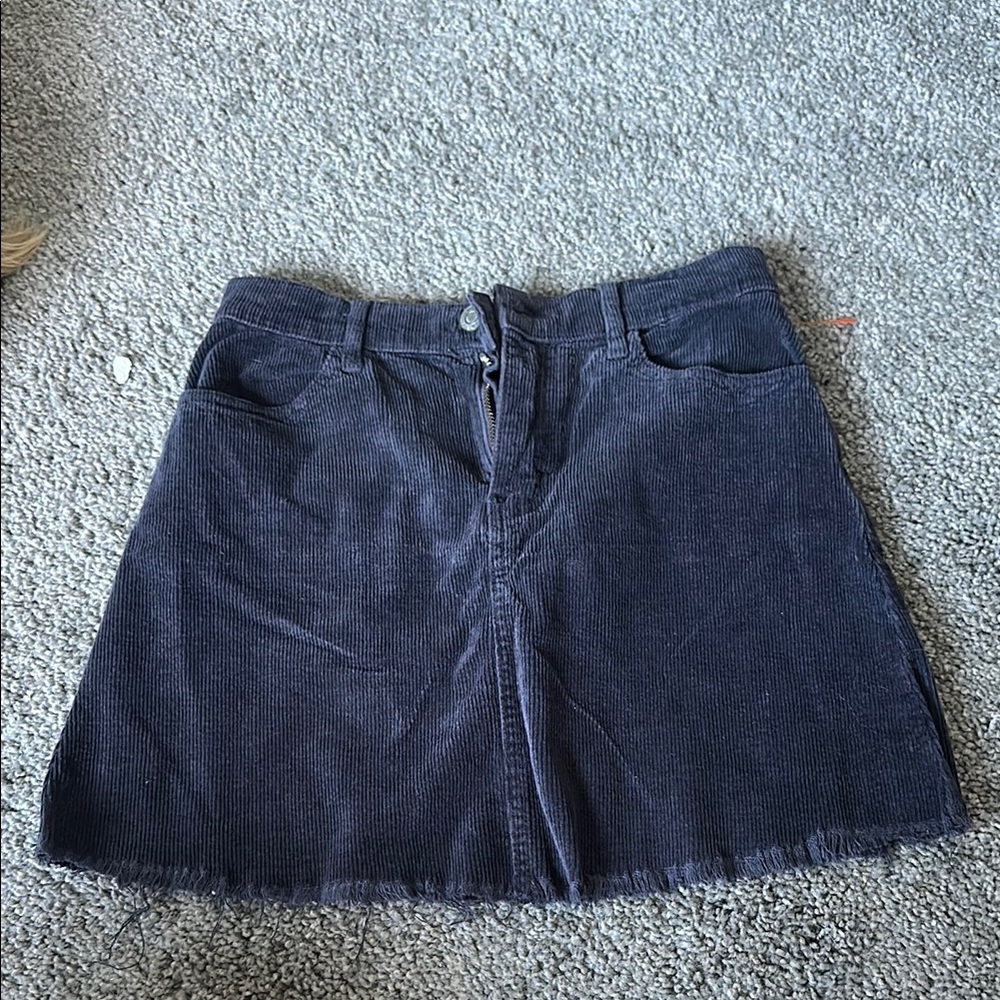Brandy Melville stretch corduroy skirt